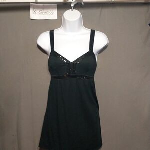 Express black flowy tank top size extra small